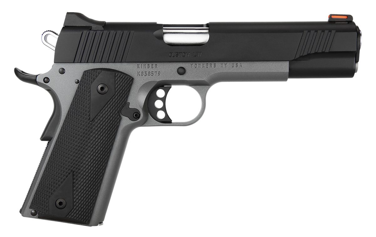 Kimber Mfg.,Inc 3700786Ca Custom Lw Shadow Ghost (Ma) 9Mm 9+1 5&Quot; Kimpro Black Stainless Steel Slide Double-Diamond Checkered Rubber Grip