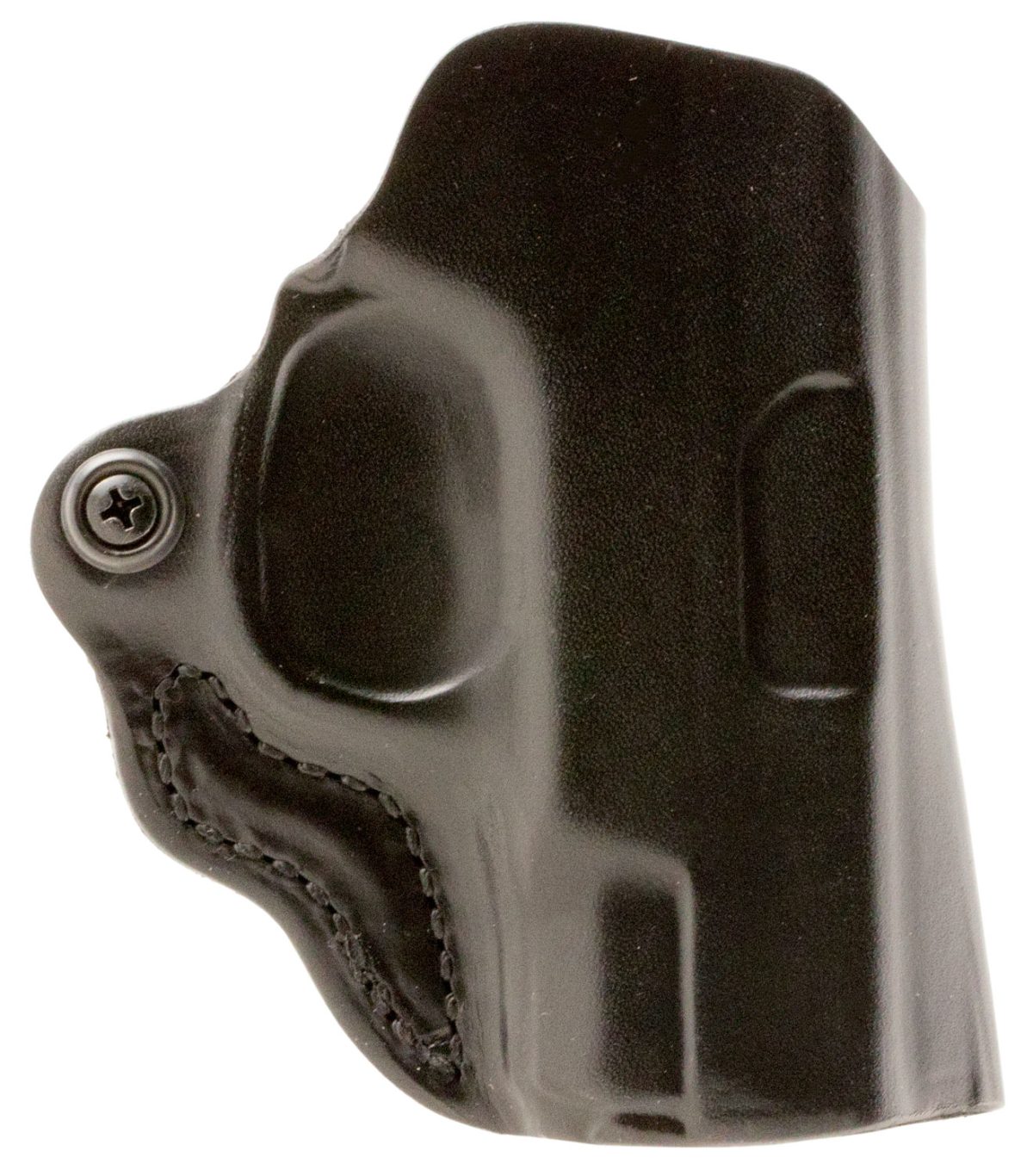 Desantis Gunhide 019Bae1Z0 Mini Scabbard  Owb Black Leather Belt Slide Fits Glock 26/29 Right Hand