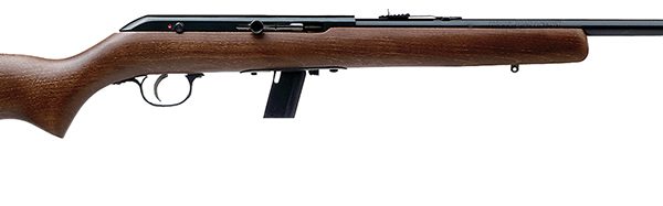 Savage Arms 30000 64 G 22 LR Caliber with 10+1 Capacity, 21" Barrel, Matte Blued Metal Finish, Satin Hardwood Stock & No AccuTrigger Right Hand (Full Size)