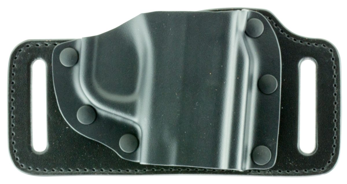 Galco Ts652B Tacslide  Owb Black Kydex/Leather Belt Slide Fits S&Amp;W M&Amp;P Shield Fits Ruger Max-9 Fits S&Amp;W M&Amp;P Shield 2.0 Right Hand