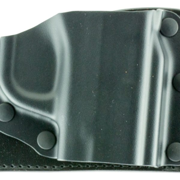 Galco TS652B TacSlide  OWB Black Kydex/Leather Belt Slide Fits S&W M&P Shield Fits Ruger Max-9 Fits S&W M&P Shield 2.0 Right Hand