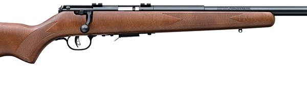 Savage Arms 96701 93R17 GV 17 HMR Caliber with 5+1 Capacity, 21" Heavy Barrel, Matte Blued Metal Finish, Satin Hardwood Stock & AccuTrigger Right Hand (Full Size)