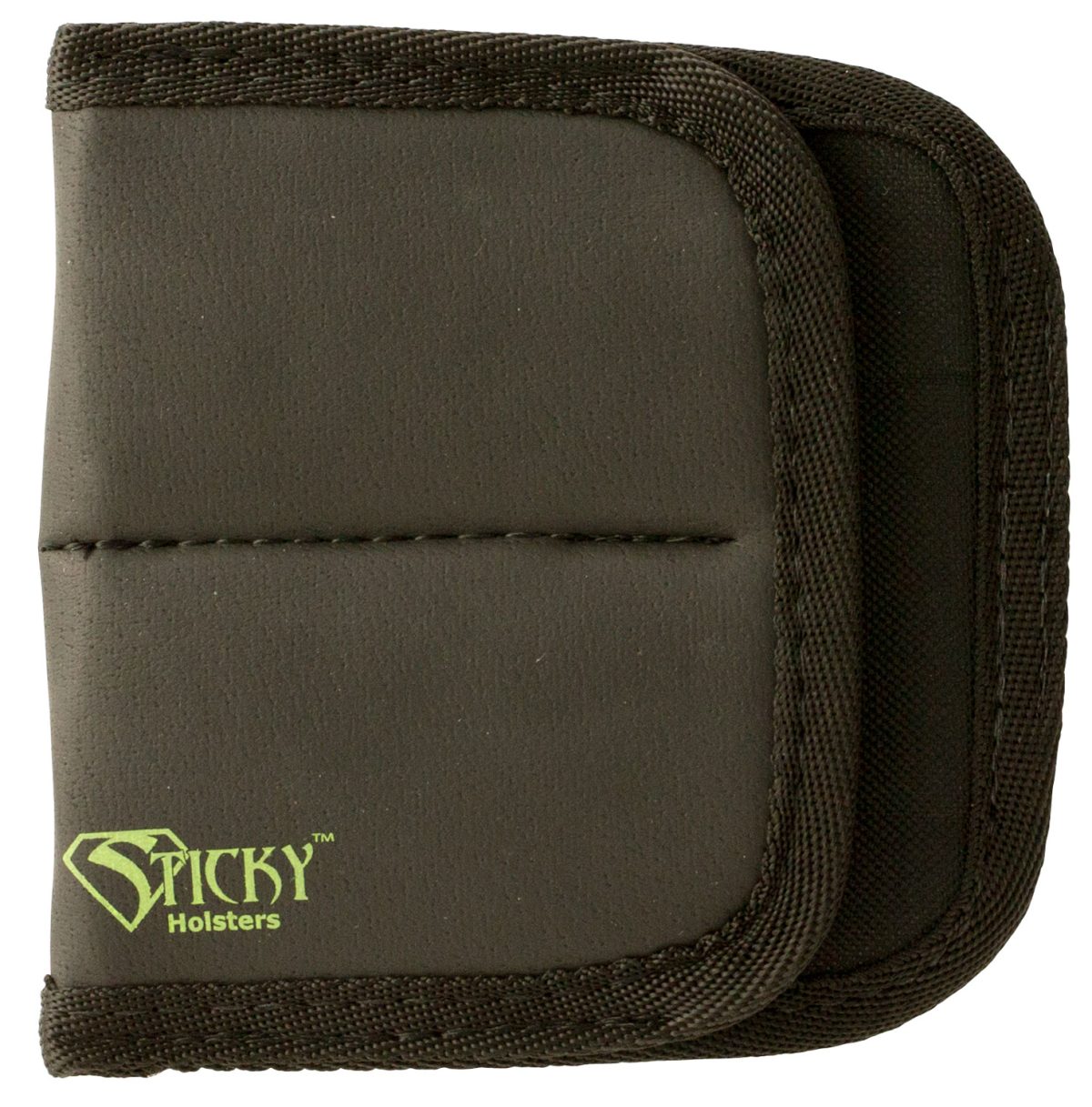 Sticky Holsters Dsmp Dual Mag Pouch Double Black/Green Latex Free Rubber
