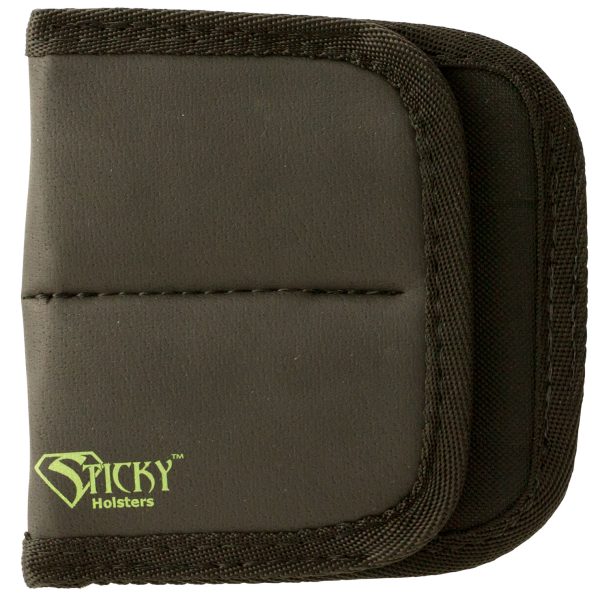 Sticky Holsters DSMP Dual Mag Pouch Double Black/Green Latex Free Rubber