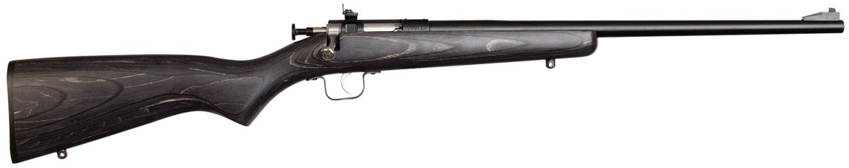 Crickett Ksa2244 Youth  22 Lr 1Rd 16.12&Quot; Blued Barrel &Amp; Receiver, Fixed Front/Adjustable Rear Peep Sight, Black Laminate Stock W/11.5&Quot; Lop, Rebounding Firing Pin Safety