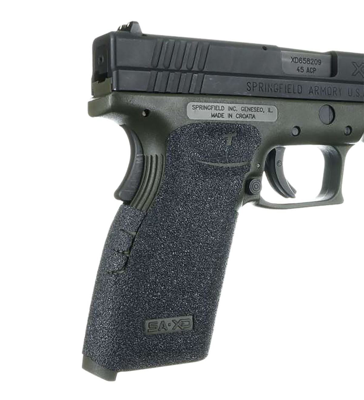 Talon Grips 202R Adhesive Grip  Textured Black Rubber For Springfield Xd 9,357,40