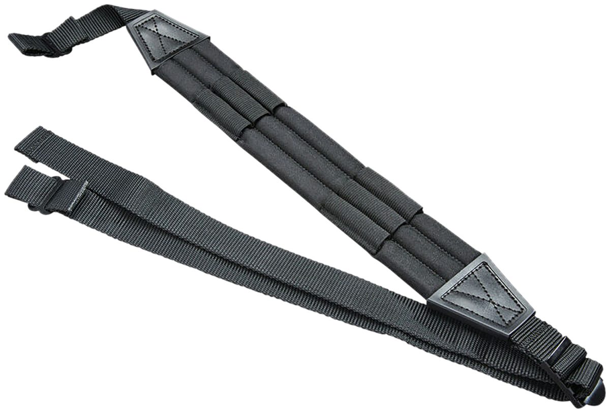 Butler Creek 26972 Ultra Padded Rifle Sling Black Nylon 48&Quot; Oal 1&Quot; Wide Features 6 Cartridge Loops