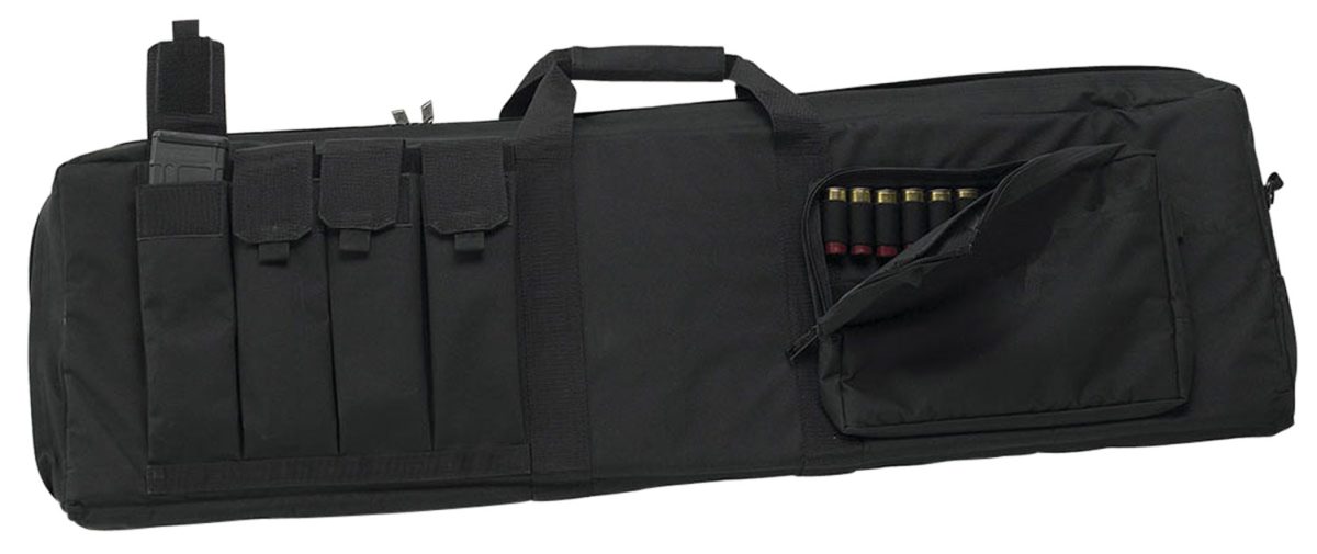 Us Peacekeeper P30043 Tactical Combination Case  Black 600D Polyester Rifle/Shotgun