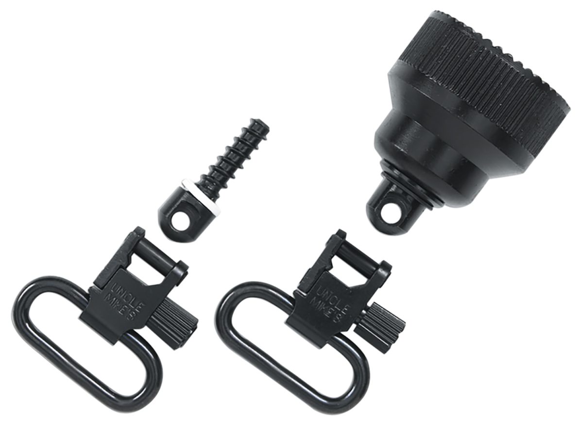 Uncle Mike'S 18015 Mag Cap Swivel Set Made Of Steel With Blue Finish, 1&Quot; Loop Size &Amp; Quick Detach Style For  20 Gauge Remington 870 &Amp; 870 Youth Includes Two Super Swivels
