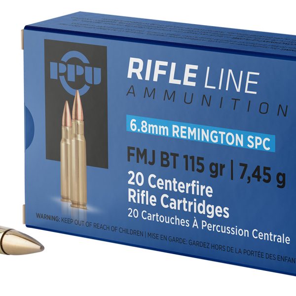 PPU Rifle 6.8MM Rem SPC 115gr — 20 rds