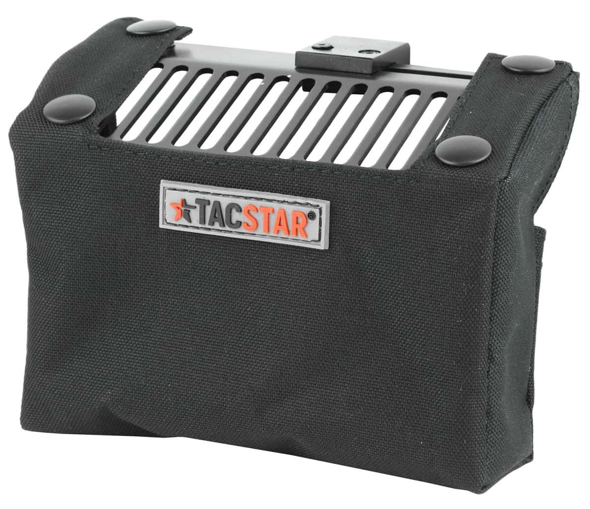 Tacstar 1081240 Brass Catcher  Black Picatinny Rail Mount Holds 120 Cases