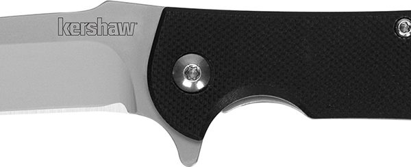 Kershaw 3410 Chill  3.10" Folding Drop Point Plain Bead Blasted 8Cr13MoV SS Blade Black G10 Handle Includes Pocket Clip