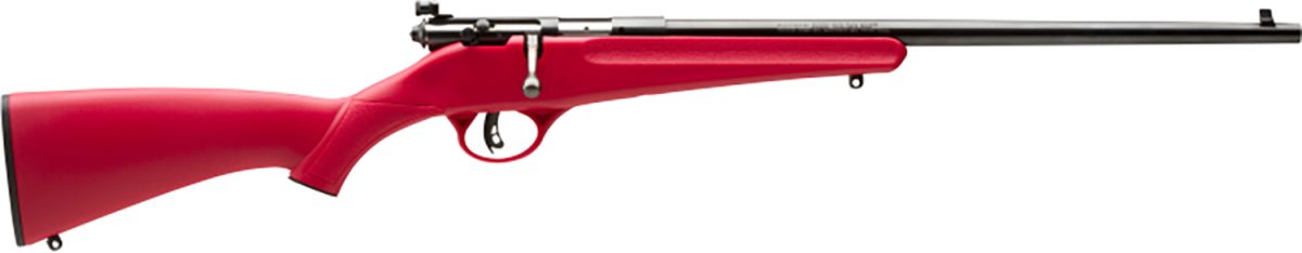 Savage Arms 13795 Rascal  Youth 22 Lr 1Rd 16.12&Quot; Blued Barrel, Blued Carbon Steel Receiver, Red Synthetic Stock, Right Hand