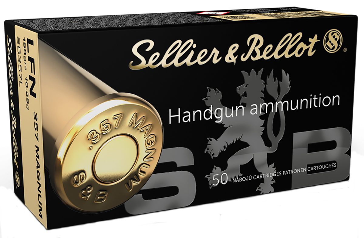 Sellier &Amp; Bellot Sb357L Handgun  357Mag 158Gr Lead Flat Nose 50 Per Box/20 Case