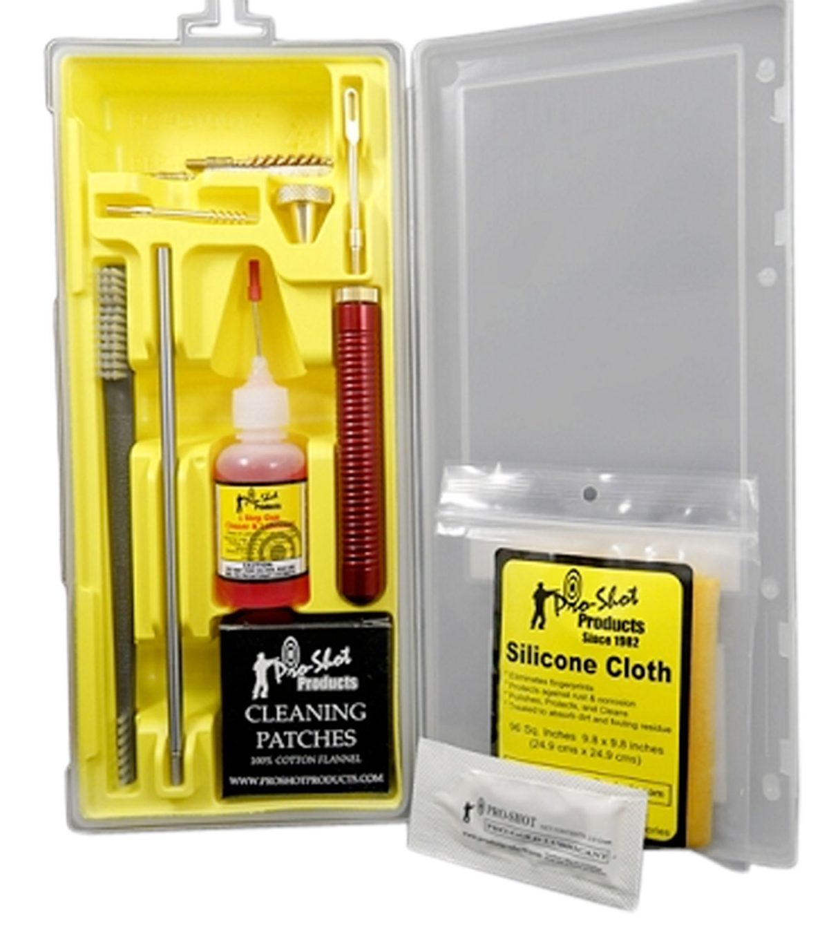 Pro-Shot P22Kit Classic Box Kit .22 Cal Pistol/Yellow Plastic Case