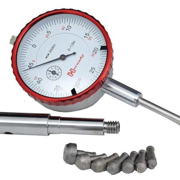Hornady 041223 Lock-N-Load Neck Wall Thickness Gauge Stainless Steel Works With Lock N Load Concentricity Tool