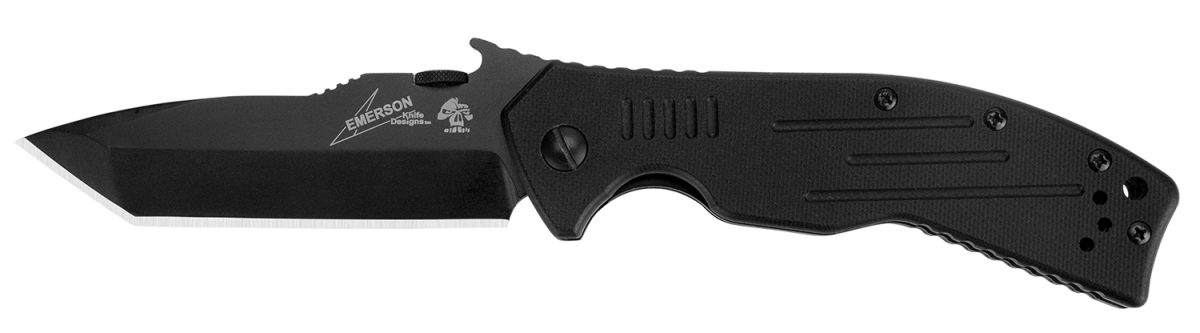 Kershaw 6044Tblk Cqc 8K 3.50&Quot; Folding American Tanto Plain Black Oxide 8Cr14Mov Ss Blade Black G10 Handle Includes Pocket Clip