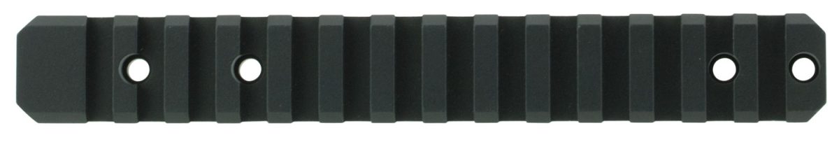 Talley Plo252725 Savage Picatinny Rail  Black Anodized Mount Long Action 0 Moa