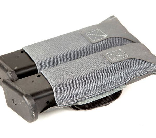 Blue Force Gear-Belt Mounted Ten-Speed® Double Pistol Mag Pouch - Wolf Gray