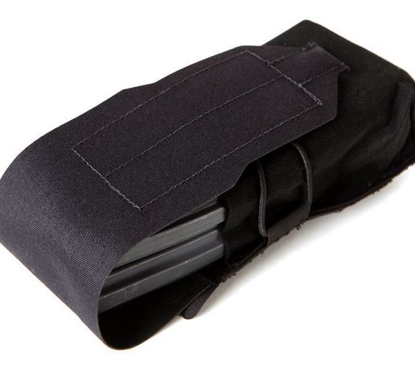 Blue Force Gear-Double M4 Mag Pouch - Classic style with flap - Black