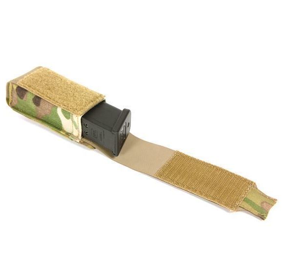 Blue Force Gear-Single Pistol mag Pouch Classic style w/ flap (fits lights multitools)  MultiCam®