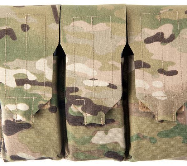 Blue Force Gear-Triple M4 Mag Pouch - Classic style with flap one mag per pocket - MultiCam®