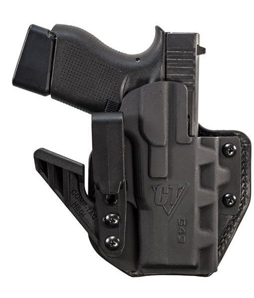 CompTac eV2 Max Hybrid Appendix IWB Holster - Glock - 26/27/28/33 Gen1234 - Right - Black