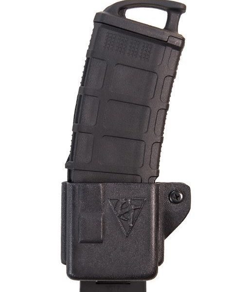 CompTac AR 223 Mag Pouch with Push Button Lock Mount -Black - LSC (Right Hand Shooter)