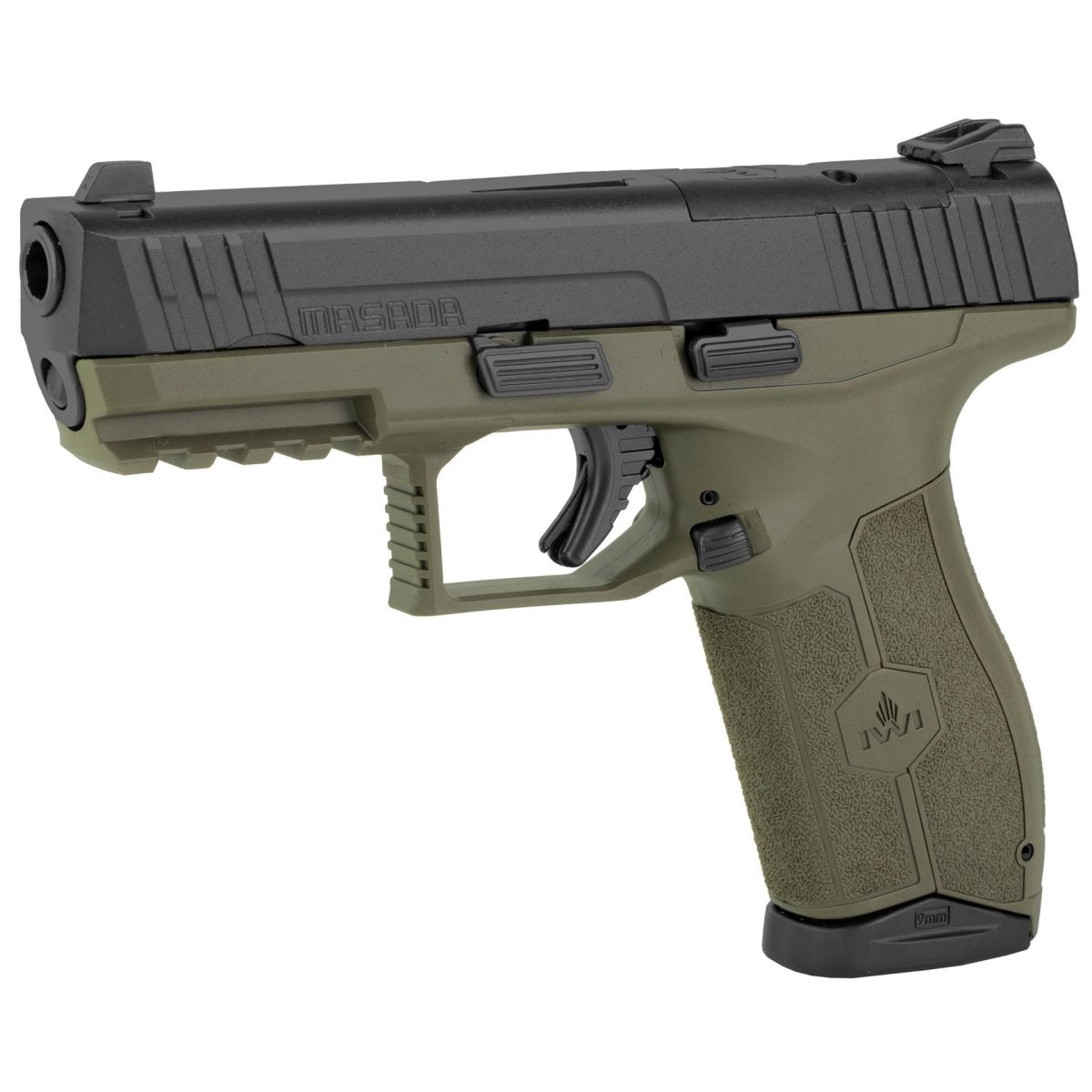 Iwi Masada Optics Ready Pistol Od Green 9Mm 4.1&Quot; Barrel (2) 17Rd Mag 3Dot Sight - Image 3