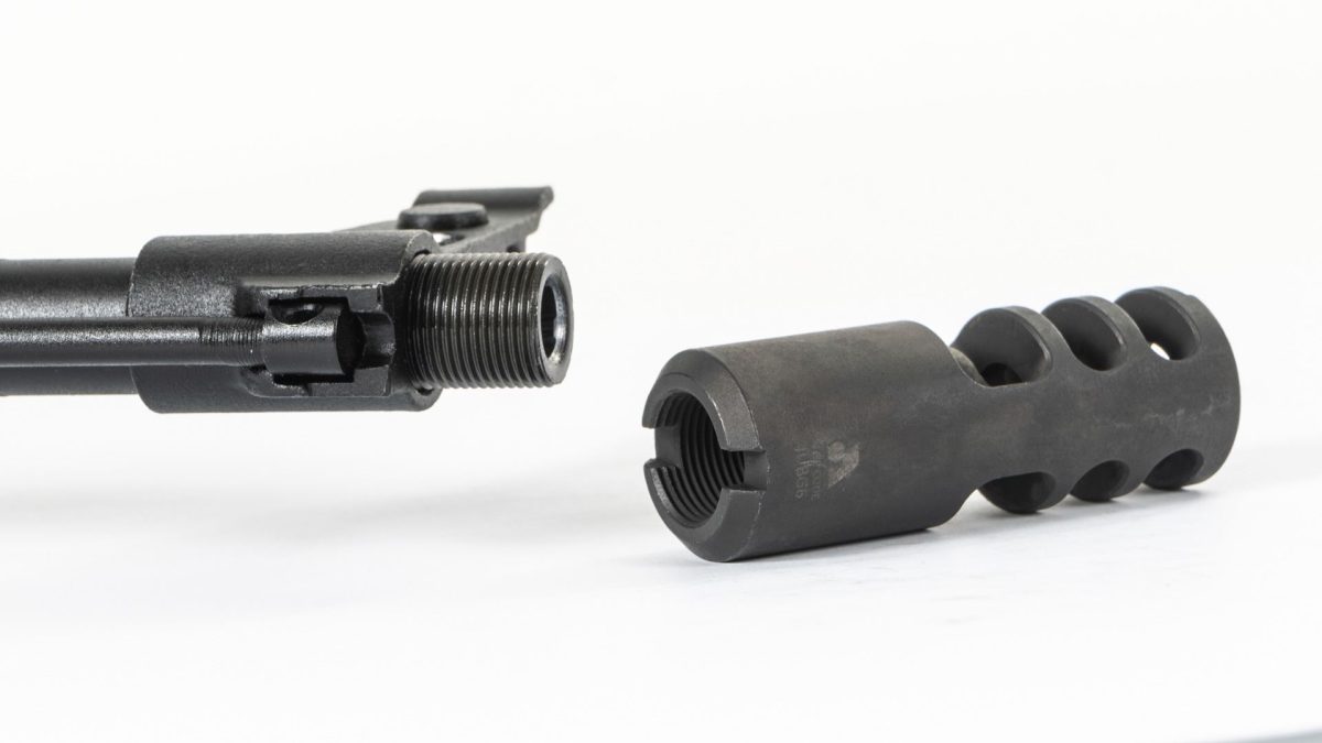 Arsenal Ak-20 Style Muzzle Brake 7.62X39 14X1Mm Lh Threads Stainless Steel - Image 3