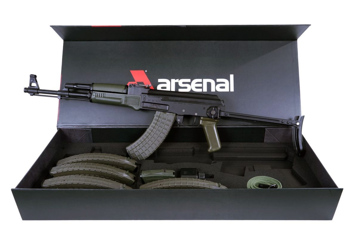 Arsenal Sam7Uf-85Gm 7.62X39Mm Semi-Auto Od Green Under Folder Rifle Od Green 10Rd Mag