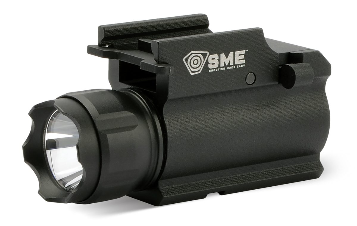 Sme Smewl Rail Mounted Pistol Weapon Light  Black 250 Lumens White Cree Led