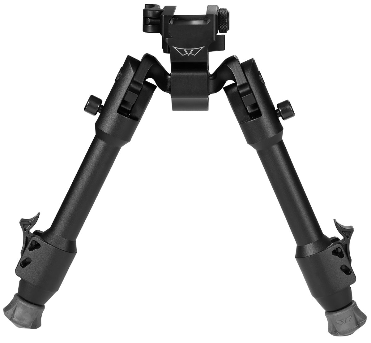 Warne 7901M Skyline Precision Bipod  Made Of Matte Black Aluminum With Picatinny Rail Attachment Type, Rapid Leg Deployment, 22 Degree Cant, 44 Degree Pan &Amp; 6.90-9.10&Quot; Vertical Adjustment
