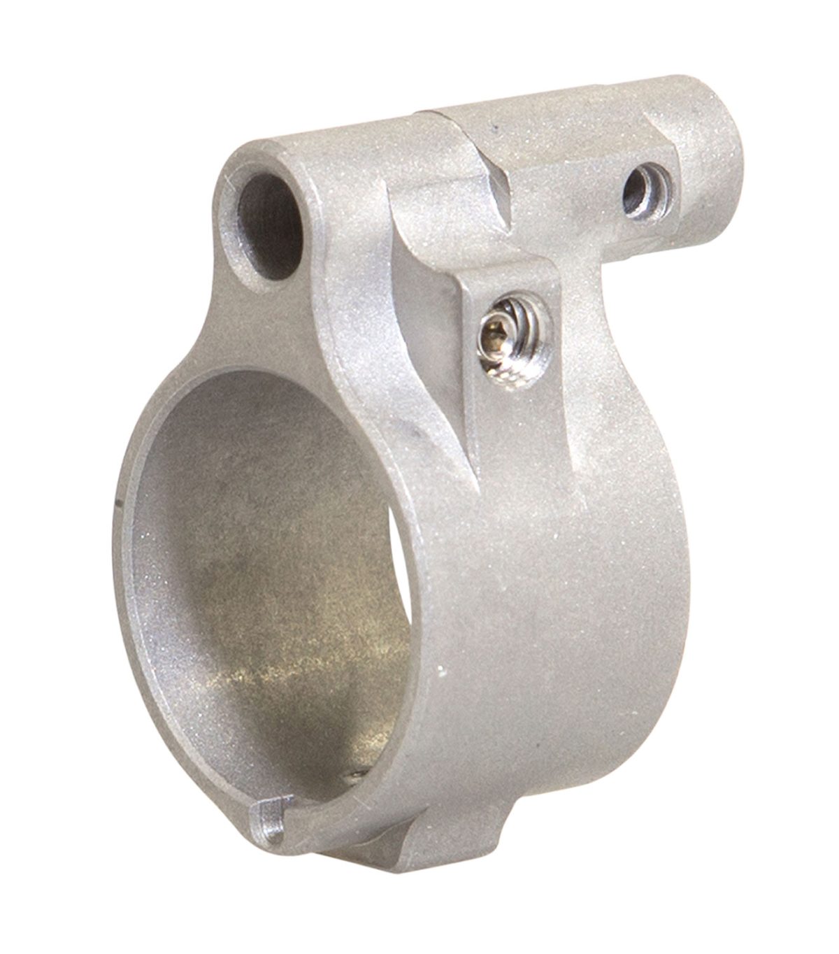 Q Llc Gbadj Gas Block Gas Block Adjustable .750&Quot; Silver Steel