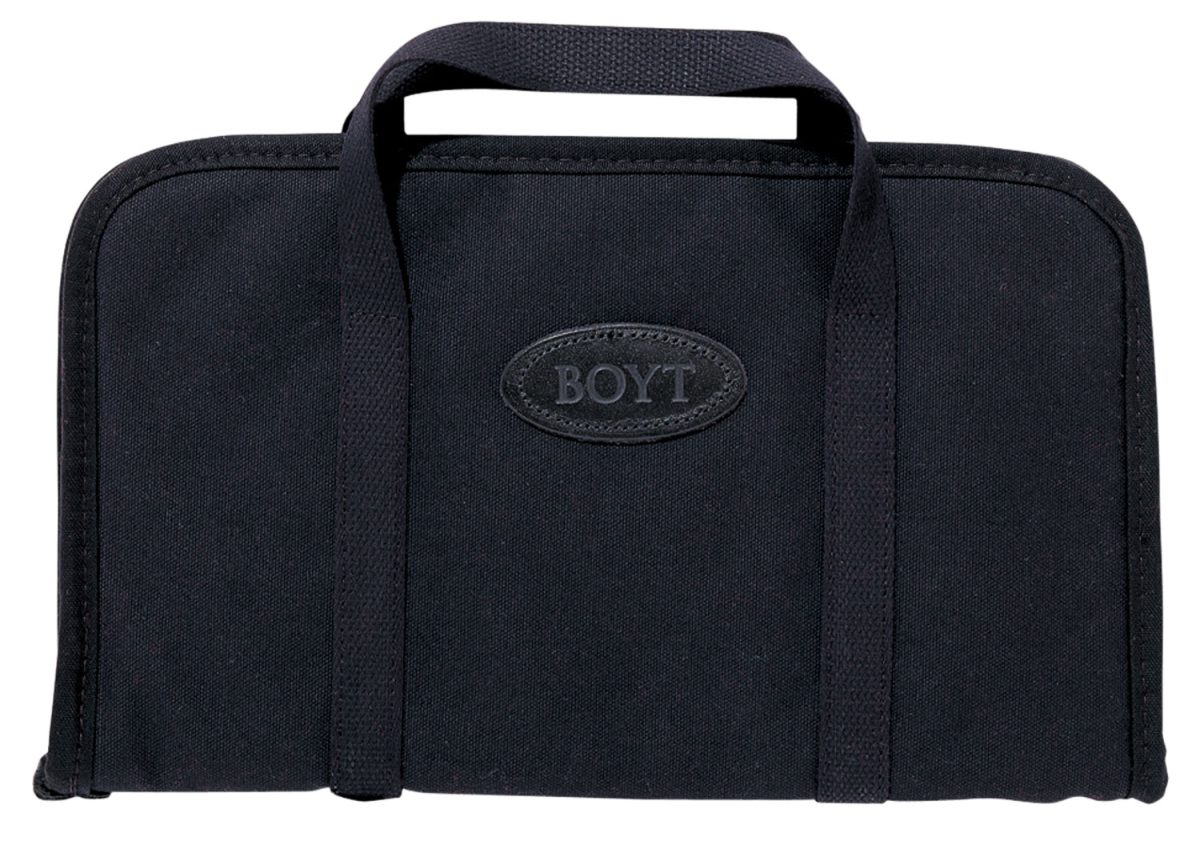 Boyt Harness 0Pp650003 Rectangular Pistol Rug Black Canvas Holds Handgun