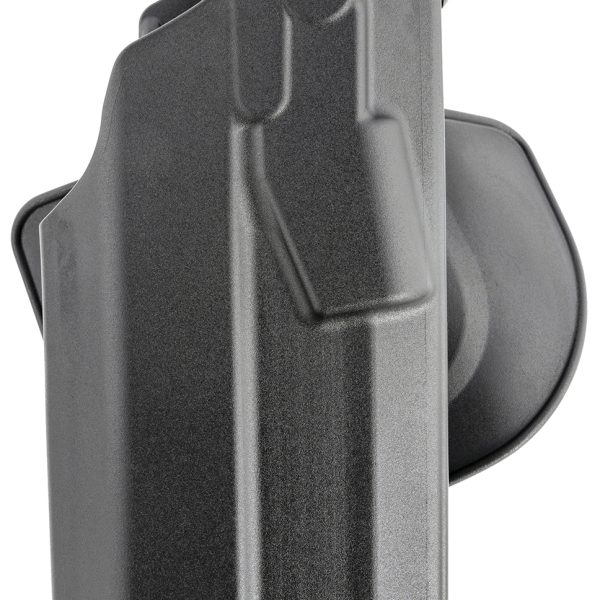 Safariland 73788325411 7TS  OWB Black SafariSeven Compatible with Glock 17 w/Light, Belt Slide/Paddle Mount, Right Hand