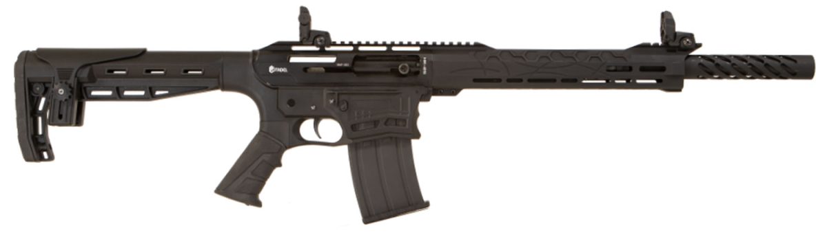 Citadel Cboss2512 Boss25  12 Gauge Semi-Auto 3&Quot; 5+1 18.75&Quot; Black Steel Threaded Barrel, Black Picatinny Rail Aluminum Receiver, Picatinny Handguards, Black Adj Cheek Riser Synthetic Stock