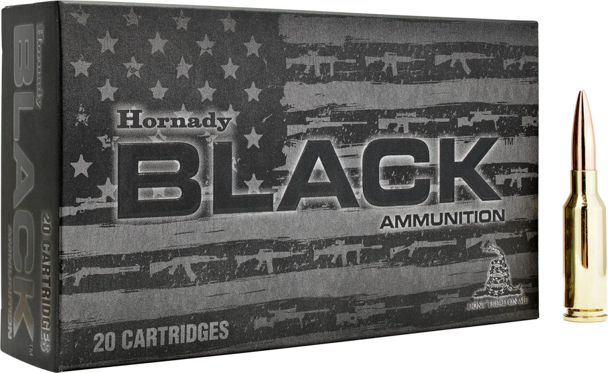 Hornady 81604 Black  6Mmarc 105Gr Boat Tail Hollow Point 20 Per Box/10 Case