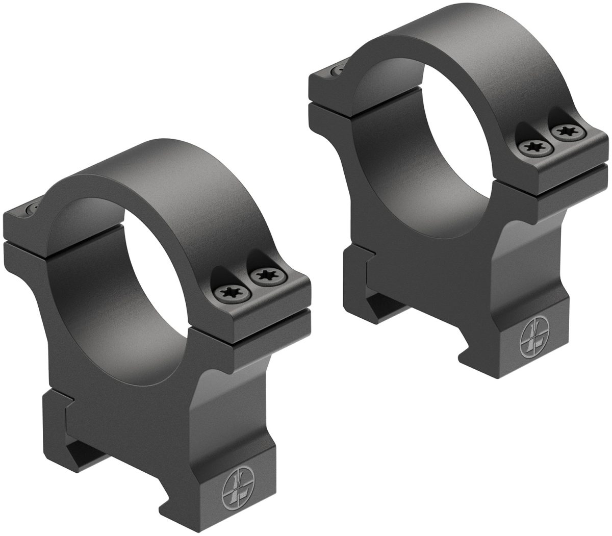 Leupold 180948 Open Range Cross-Slot  Matte Black 30Mm High