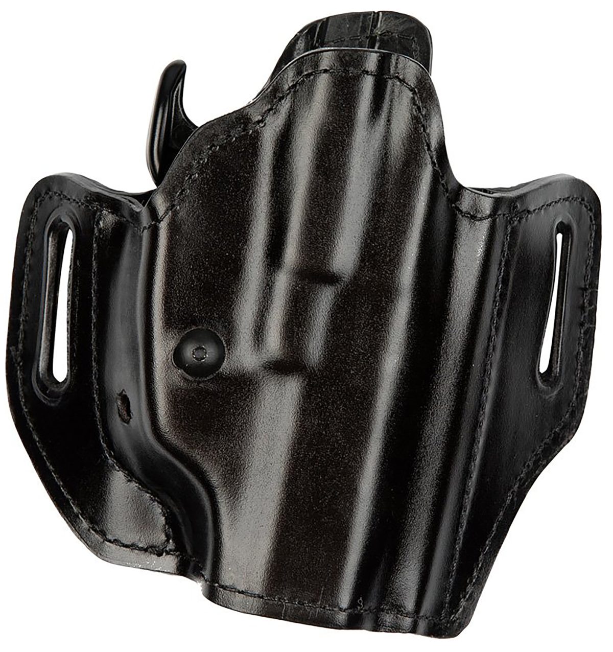 Bianchi 57501 Allusion Assent Pro-Fit Owb Size 05 Black Leather Belt Slide Fits Sig P229 Fits Walther Ppx Right Hand