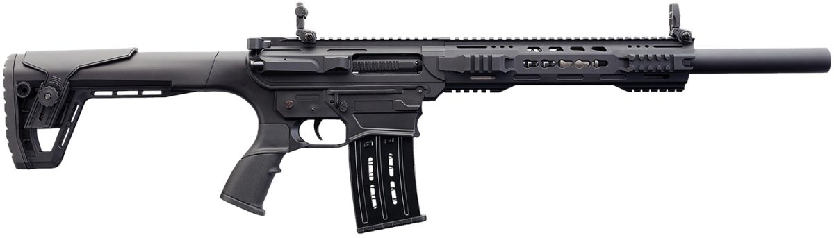 Charles Daly 930191 Ar 12T Full Size Frame 12 Gauge Semi-Auto 3&Quot; 5+1 18.50&Quot; Black Steel Barrel, Black Aluminum Receiver, Black  Synthetic Stock W/Adj Comb, Black Polymer Grip