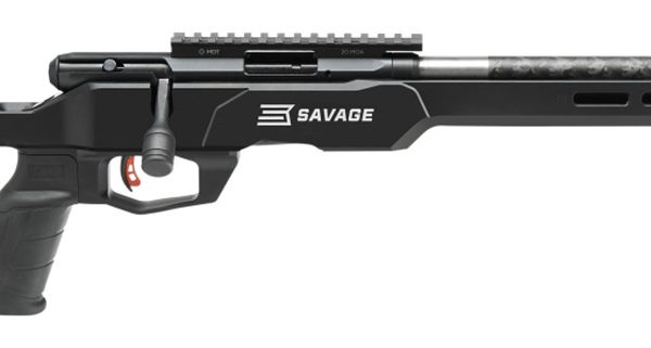 Savage Arms 70256 B22 Precision Lite Bolt 22 LR 18" Carbon Fiber Wrapped Barrel 10+1 Black Rec Black Adjustable MDT Aluminum Chassis Stock Black Polymer Grip Right Hand