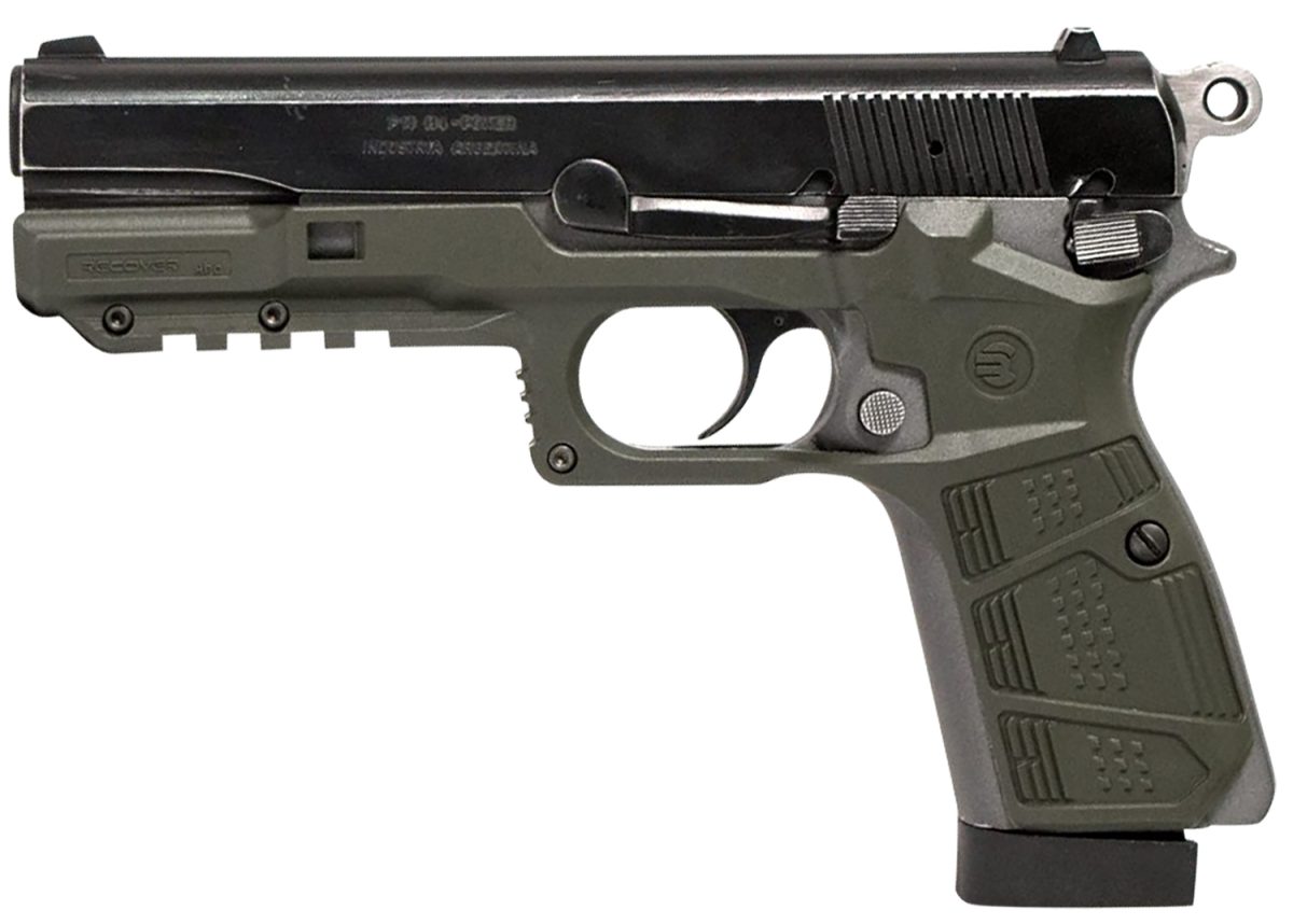 Recover Tactical Hpc03 Grip &Amp; Rail System  Od Green Polymer Picatinny For Browning Hi-Power