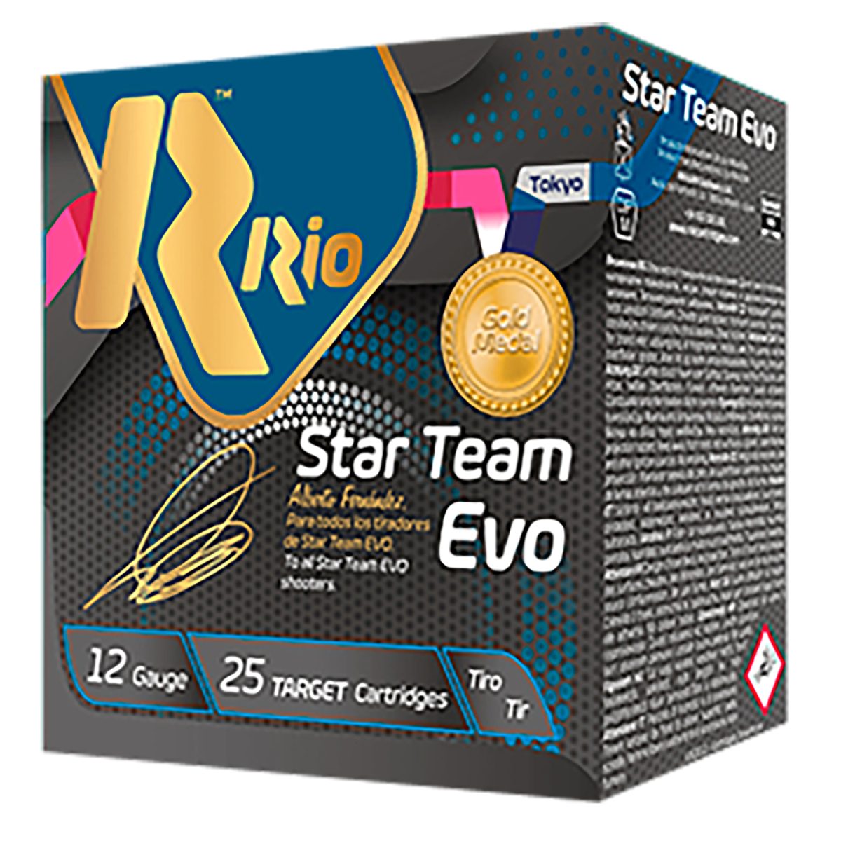 Rio Ammunition Stt28Lt8 Star Team Evo  12 Gauge 2.75&Quot; 1 Oz 8 Shot 25 Per Box/10 Cs