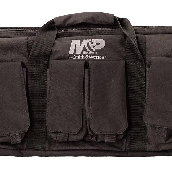 M&P Accessories 110025 Pro Tac Gun Case 42" Black Nylon w/ Full Length External Pocket & 6 Magazine Pouches