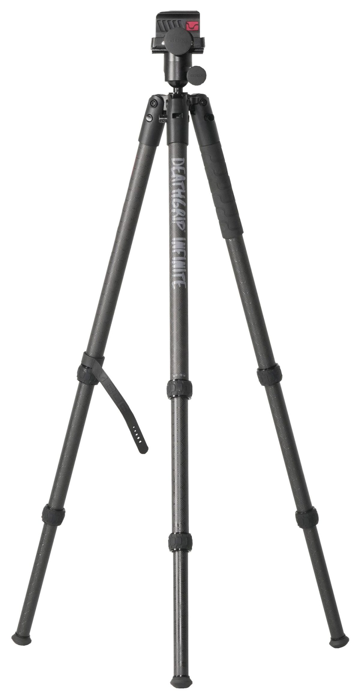 Bog-Pod 1163389 Deathgrip Infinite Tripod, Carbon Fiber With Black Finish, Ball Head Mount, Hybrid Foot &Amp; Deathgrip Clamping System 6.5&Quot;-59&Quot;