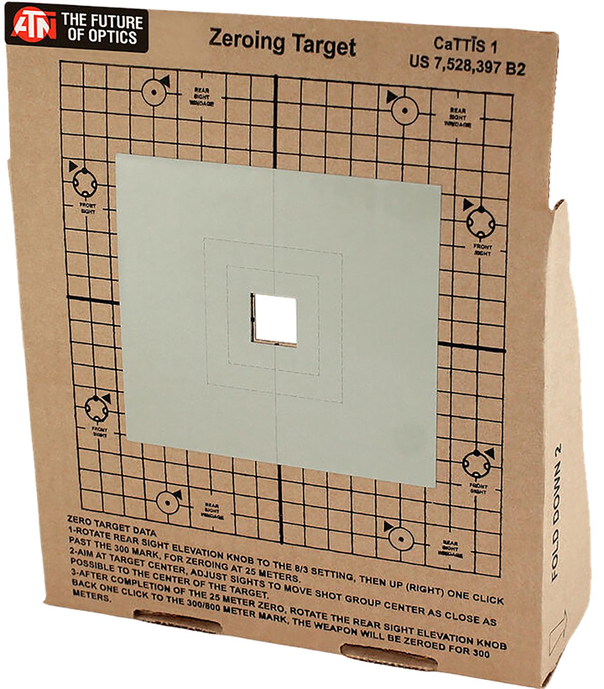 Atn Acmkirtgpk Thermal Target  Zeroing Target/ Cardboard 3 Targets