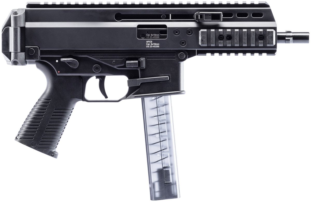 B&Amp;T Firearms 36039 Apc Pro 9Mm Luger 30+1 6.80&Quot; Black Steel Barrel, M-Lok Handguards, Black Hard Coat Anodized Aluminum Picatinny Rail Receiver, Black Polymer Grips, Ambidextrous