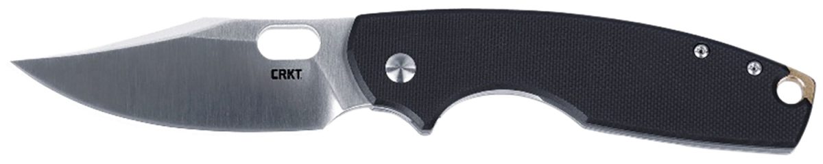 Crkt 5321 Pilar Iv 3.09&Quot; Folding Plain Satin D2 Steel Blade/Black/Ss G10/Ss Handle Includes Pocket Clip