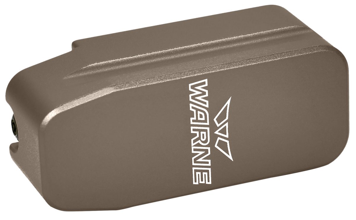 Warne 5003   Extension Pmag 556 5Rd Compatible W/ Pmag 30 Round Magazines Flat Dark Earth Hardcoat Anodized Aluminum